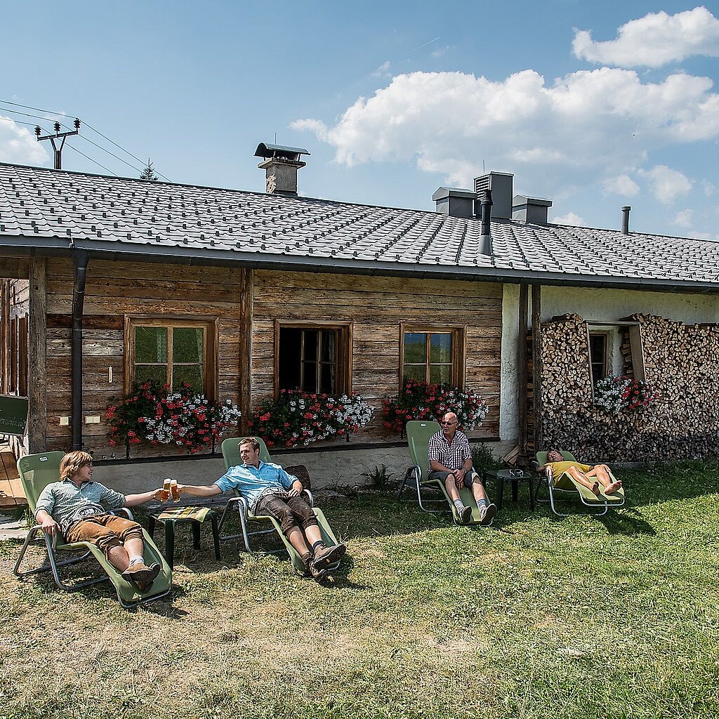 <p>Enspannen und die Ruhe genießen auf der Scheibenwaldhütte</p>